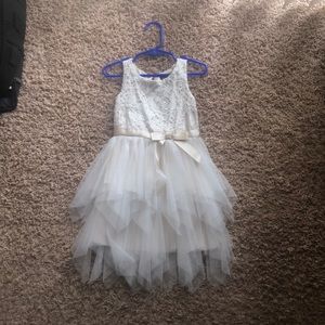 NWOT Girls Tulle and Lace Dress